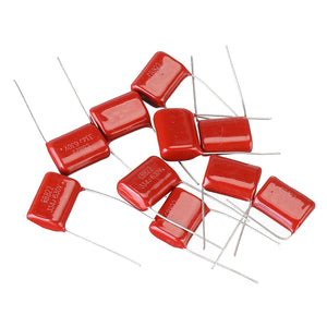 10pcs 630V334J 0.33UF Pitch 15MM 630V 334 330NF CBB Polypropylene Film Capacitor