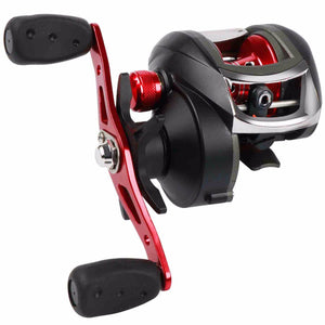 ZANLURE LA200 8.1:1 12+1BB Fishing Reel Left/Right Hand Max Drag 20LB Baitcasting Wheel