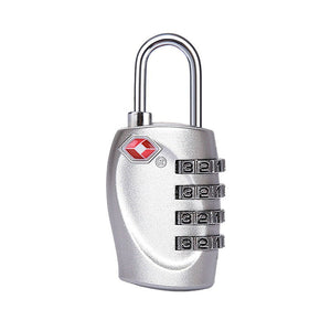 Naturehike TSA 4 Dial Code Lock Travel Luggage Lock Customs Padlock Anti Theft Security