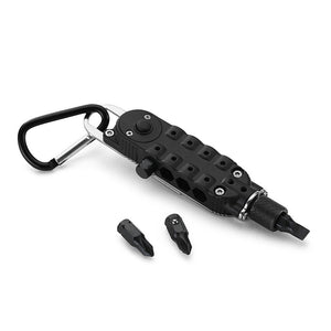 IPRee Multifunctional EDC Mini Bottle Opener Carabiner Screwdriver Camping Combination Tool Kits