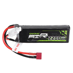 Ovonic 7.4V 2200mAh 50C 3S Lipo Battery XT60 Plug for RC Car