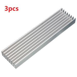 3pcs 100 x 25 x 10mm Aluminum Heat Sink