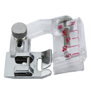 Home Snap On Adjustable Bias Binder Presser Foot Feet for Sewing Machines