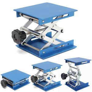 4inch Aluminum Lifting Platforms Stand Rack Scissor Lab-Lifting Oxide Lab Jack Stand Scissor