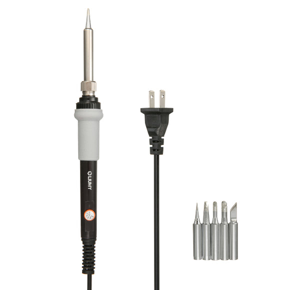 LIUMY 60W Electric Soldering Iron Adjustable Temperature Precision With 5 Welding Solder Tips