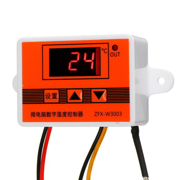 W3003 12V/24V/220V Microcomputer Digital Display Intelligent Temperature Controller Electronic For Burner Fuel Machine Controller