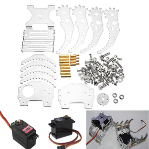 G8 Aluminum Alloy Mechanical Claw With MG996R Servo/DT-3316 Digital Servo for Smart Robot Car