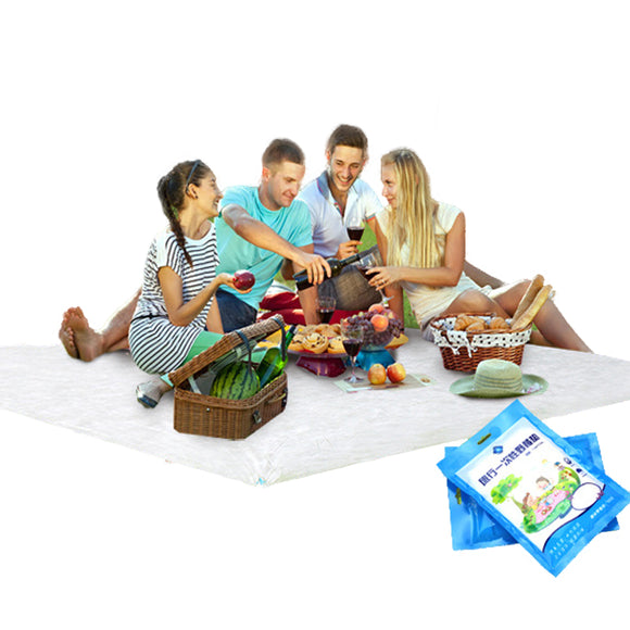 IPRee Disposable Picnic Mats Moisture Proof Waterproof Anti-oil Thick Beach Grass Camping Tents Pad