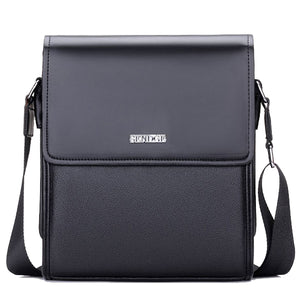 Men PU Leather Wearproof Business Shoulder Crossbody Bag