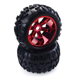 ZD 2pcs 3.6 Inch 150mm Monster Truck Wheels Rim and Tire for 1/8 Traxxas HSP HPI E-MAXX Savage Flux ZD Racing RC Car