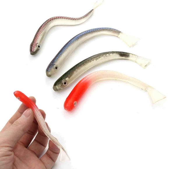 ZANLURE 10cm Sinking Soft Silicone Fishing Lures Fishing Lure Bait