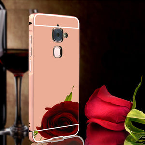 Bakeey Luxury Plating Frame Mirror Back Case For LeTV LeEco Le Max 2