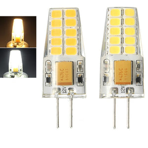 G4 2.5W SMD2835 20LEDs Warm White Pure White Light Bulb AC/DC12V