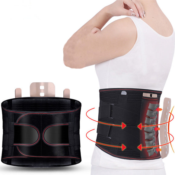 KALOAD Back Support Lumbar Shoulder Corrector Adjustable Fitness Exercise Sport Self-heating Belt