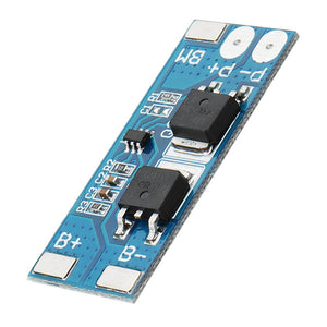 10pcs 2S 7.4V 8A Peak Current 15A 18650 Lithium Battery Protection Board With Over-Charge Protection