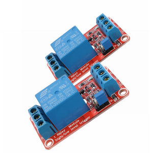 2Pcs 5V 1 Channel Level Trigger Optocoupler Relay Module For Arduino