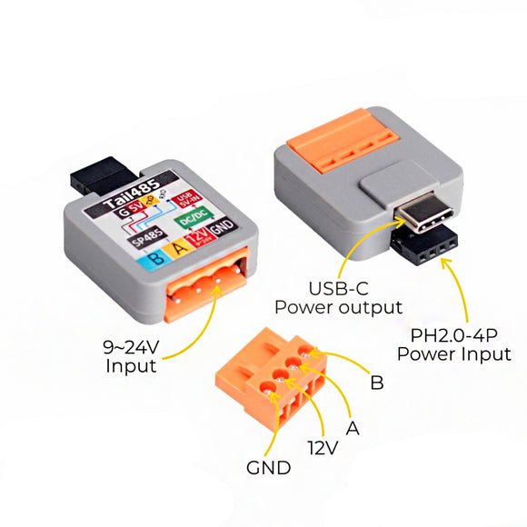 M5Stack ATOM Tail485 Converting RS485 Signals to TTL RS485 Multipoint Communication Module