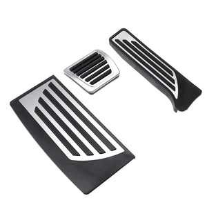 3Pcs Car Interior Gas Brake Pedal Pad Footrest Cover Aluminum Alloy for Alfa Romeo Giulia 2017 2018