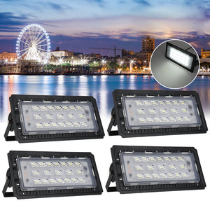 70W 76 LED Flood Light Spot Outdoor Lamp Waterproof Garden Landscape Light