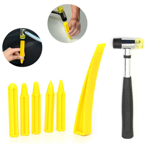 PDR Tools Dent Ding Hammer Tap Knock Down Pen Paintless Hail Removal Repair Kit