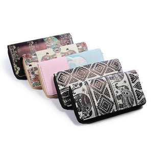 National Style Cartoon Elephant Purse Clutch Bag Phone Wallet For Women