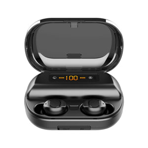 V12 bluetooth 5.0 In-ear TWS Earphone Stereo Wireless Dual Earbuds+Charging Case Digital Display With 4000mAh Power Bank