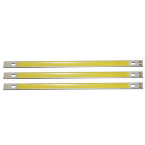 3pcs LUSTREON Pure White High Power 10W COB LED Chip Light DC12-14V for DIY 200x10MM Lamp