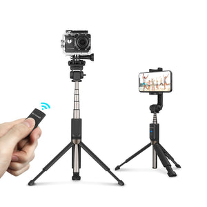 BlitzWolf BW-BS5 Extended Multi-angle bluetooth Tripod Selfie Stick for Smartphones Sports Camera