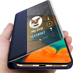 Bakeey Smart Sleep Window View Stand Flip Protective Case For Samsung Galaxy S10e/S10/S10+