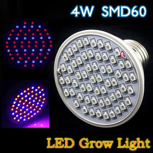 4W E27 Garden Plant Growth LED Bulb Greenhouse Plant Seedling Light