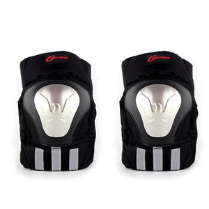 Motorcycle Racing Gear Black Protective Knee K13 Stainless Steel Protector