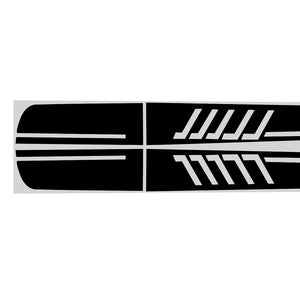 Black BK Stripe Side Sticker Decals Car DIY For Mercedes Benz C-Class W204