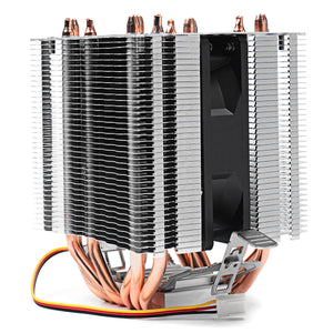 DC 12V 4Pin 2200RPM CPU Cooling Fan Cooler Heat Sink For Intel AMD