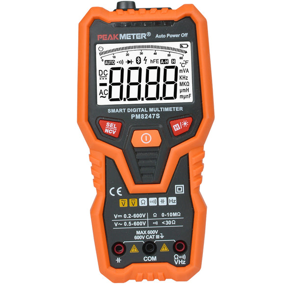 PEAKMETER PM8247S Auto Range Professional Digital Multimeter Voltmeter Ammeter