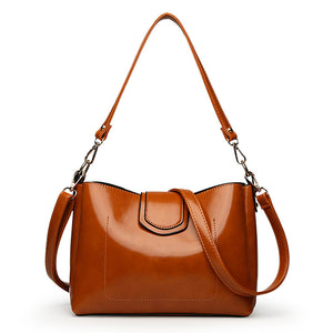 Women Faux Leather Bucket Bag Crossbody Bag Shoulder Bag