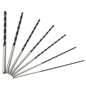 7pcs 300mm lengthened Three Point Twist Drill Bit Set Woodworking Drill Bits