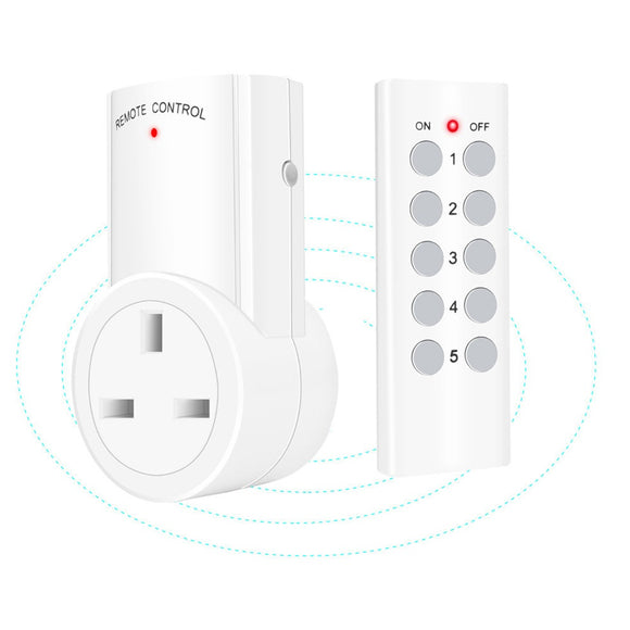 SMATRUL 433mhz Wireless RF Remote Control Smart WiFi Socket Wall Programmable Electrical UK Plug Outlet Switch 220v 230v LED Light