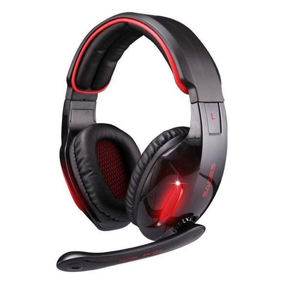 Sades SA-902 USB 7.1 Surround Sound Stereo Gaming Headphones with Mic Volume Control