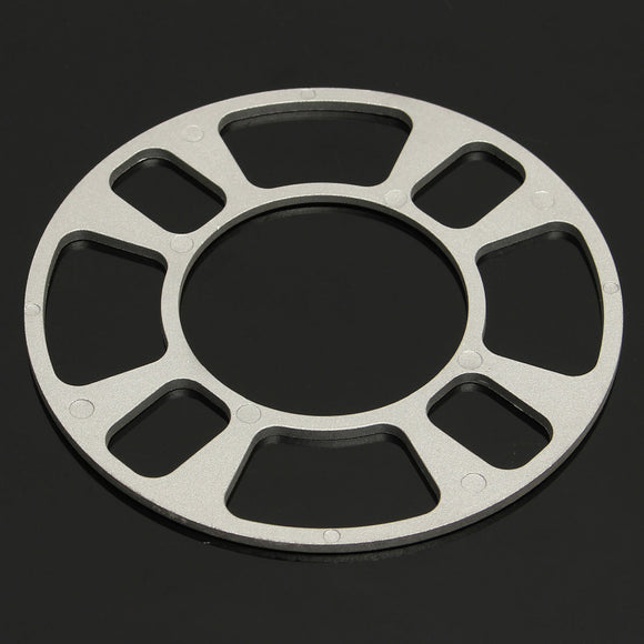 5mm Thickness Wheel Spacers for 4 Stud Vehicles Silver Aluminum Alloy