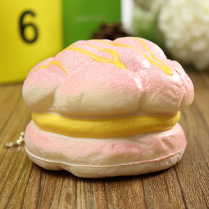 Squishy Cell Phone Charms Soft Cream Bread Bag Straps Hand Pillow