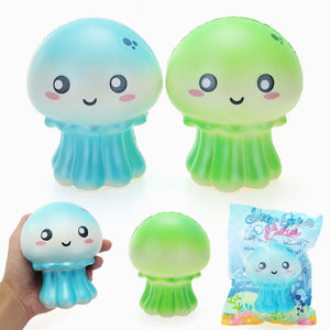 Cutie Creative Squishy Jellyfish Jumbo 10.5cm Shiny Packaging Collection Gift Decor Toy