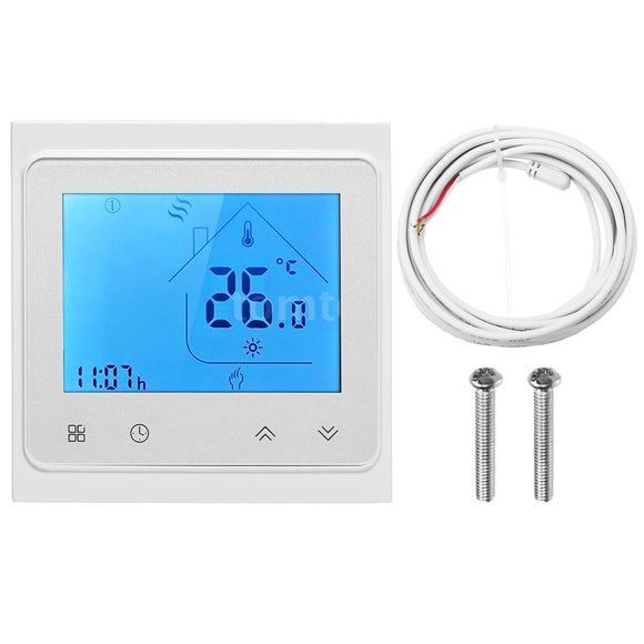 16A LCD Thermostat Programmable Heating Electric Floor Temperature Controller