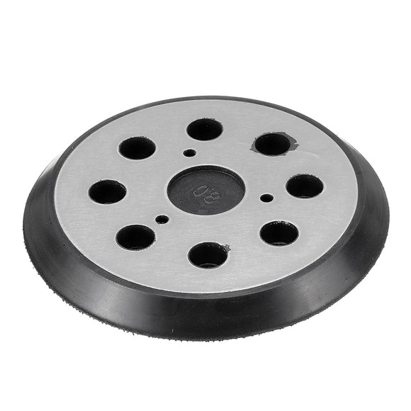 5 Inch 125mm 8 Holes Polishing Pad Hook Loop Sander Pad for Black Deck Makita