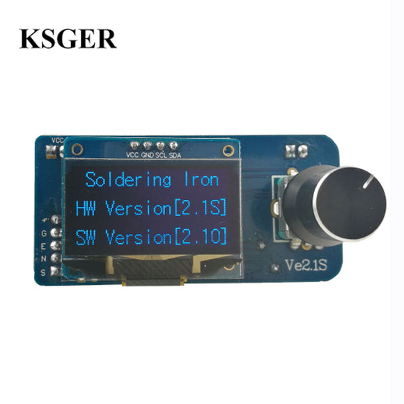 KSGER STM32 OLED Soldering Station T12 Iron Tips V2.1S Controller Welding Tools Sunction Tin Pump