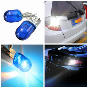 Blue W21 5W T20 580 7443 Xenon White Halogen DRL Side Light Light Hid Bulb