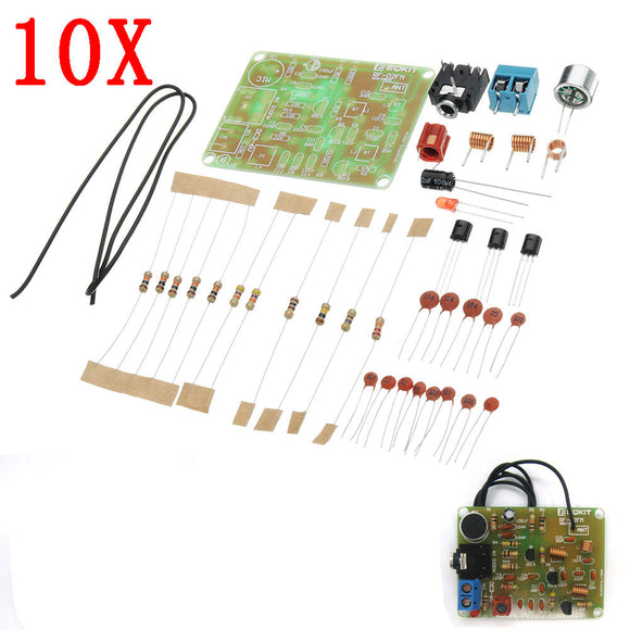 10pcs DC 3V To 6V DIY 88-108MHz FM Frequency Modulation Wireless Microphone Module Kits