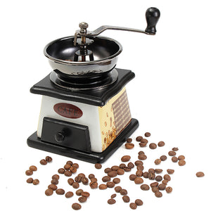 Retro Mini Wooden Manual Coffee Grinder Vintage Coffee Bean Hand Grinder Coffee Grinding Machine