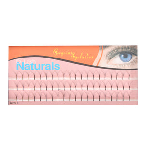 Black Thicken False Eyelash Individual Eyelashes Extension Cluster Kit 0.07 Thickness 14mm