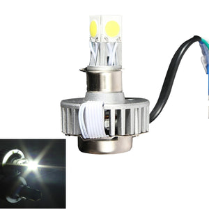 18W H4 6000K White 1800LM Hi/Lo Beam LED Motorcycle Headlight Lamp