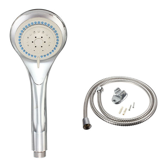 Bathroom Water Saving Pressurized Handheld Shower Head Set With 1.5M Hose